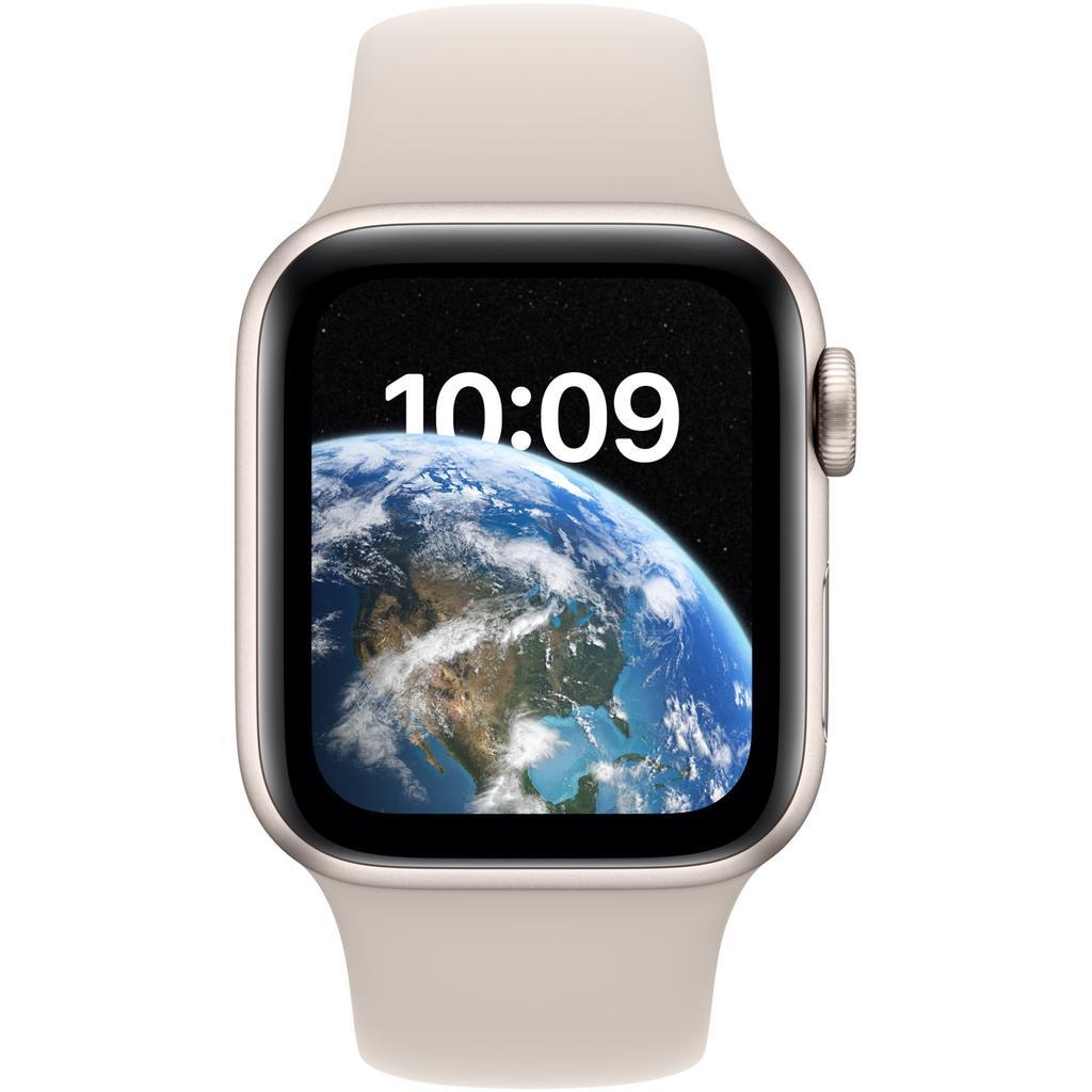 Renewed  Apple Watch (Series SE) September 2022 - Cellular - - Aluminium Starlight - Sport band Beige